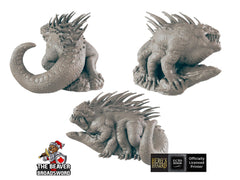 Basilisk | DnD Premium Resin Miniature, Durable and Tough for your TTRPG and Wargaming! 32mm, 28mm, Beast, Animal, Mountain, Monstrosity-2