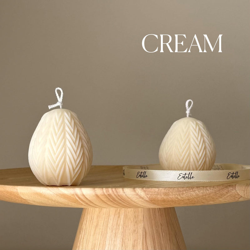Easter Egg Soy Candle: Handmade Sculptural Home Decor-3