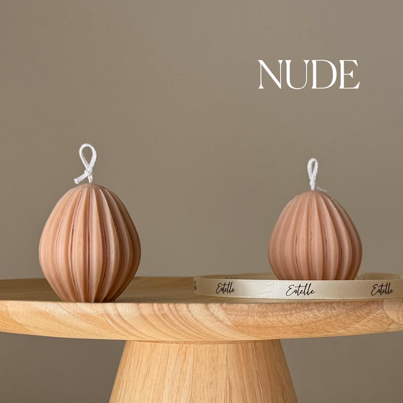 Easter Egg Soy Candle: Handmade Sculptural Home Decor-2