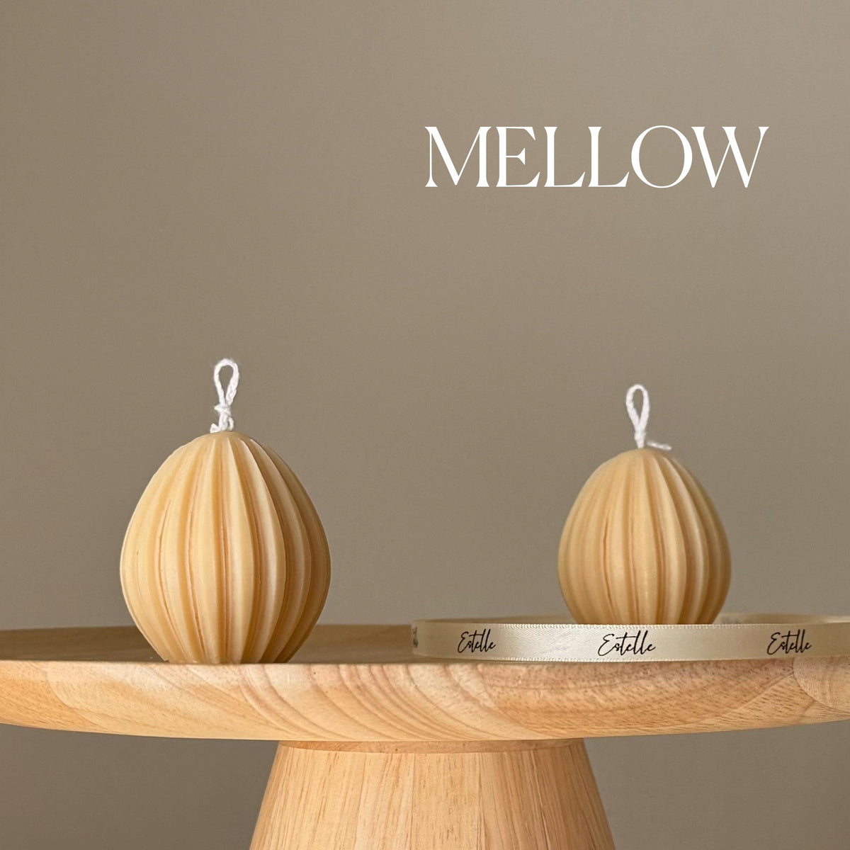 Easter Egg Soy Candle: Handmade Sculptural Home Decor-3