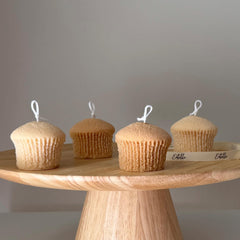 Handmade Cupcake Soy Candle: Trendy Vegan Home Decor-1