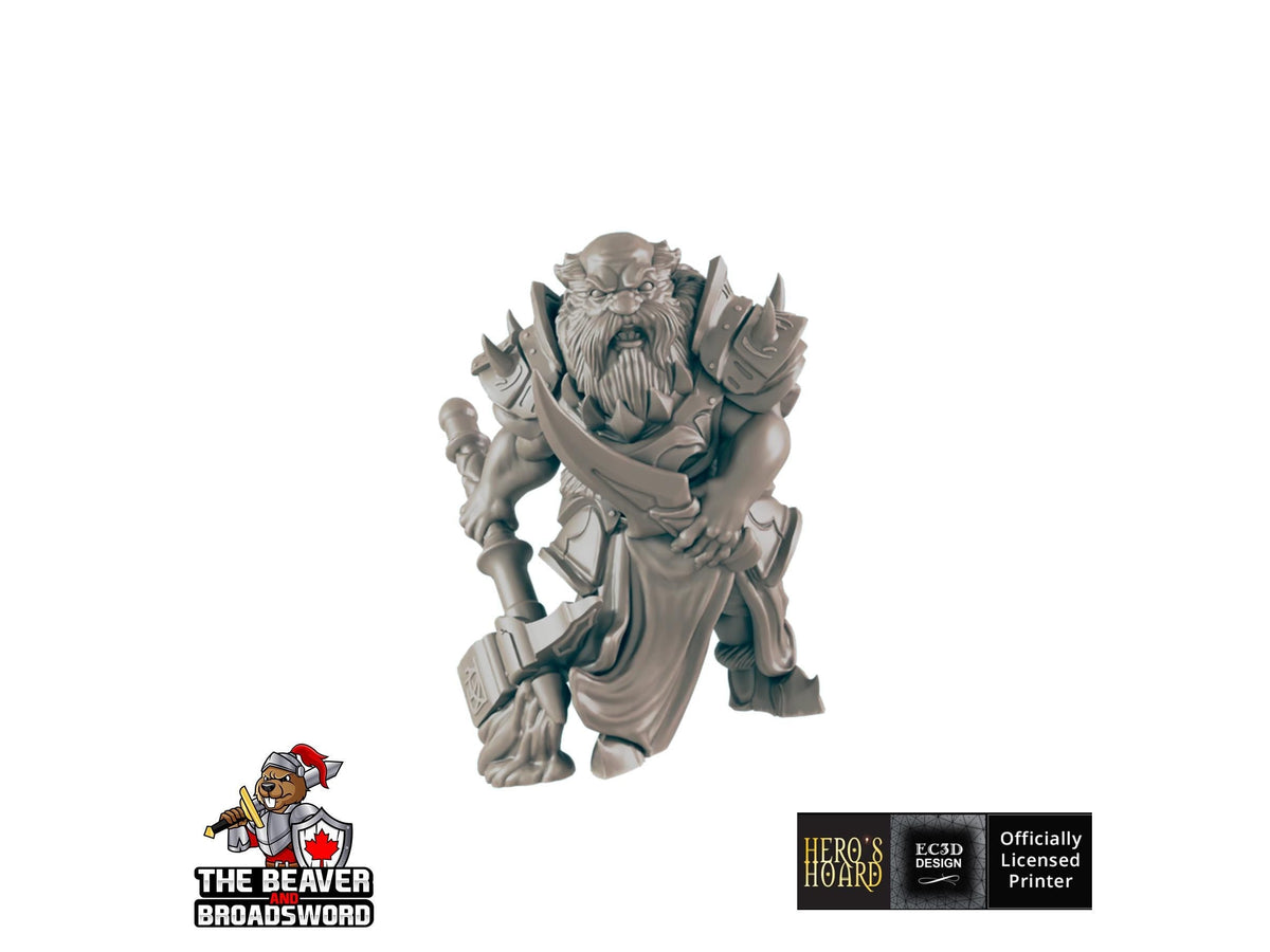 Dark Dwarf 1 | DnD Miniature, Premium Resin, Durable and Tough for your TTRPG and Wargaming! 32mm, 28mm, Male, Duergar, Mountain, Underdark-1