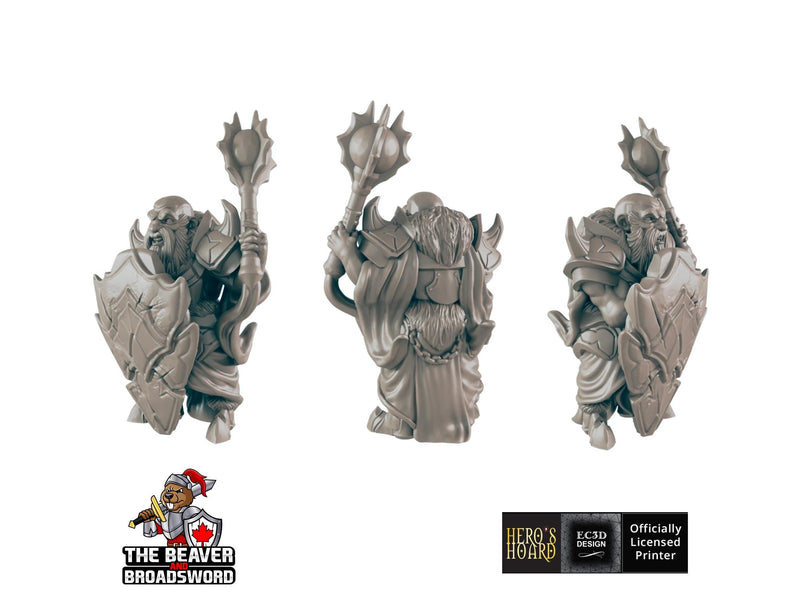 Dark Dwarf 3 | DnD Miniature, Premium Resin, Durable and Tough for your TTRPG and Wargaming! 32mm, 28mm, Male, Duergar, Mountain, Underdark-2