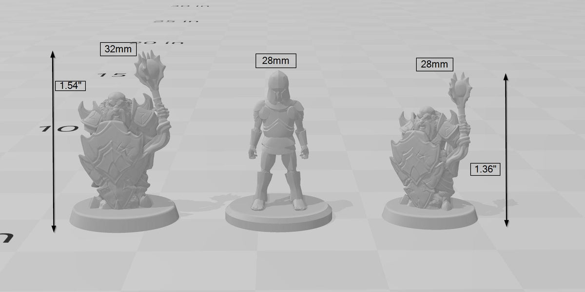 Dark Dwarf 3 | DnD Miniature, Premium Resin, Durable and Tough for your TTRPG and Wargaming! 32mm, 28mm, Male, Duergar, Mountain, Underdark-3