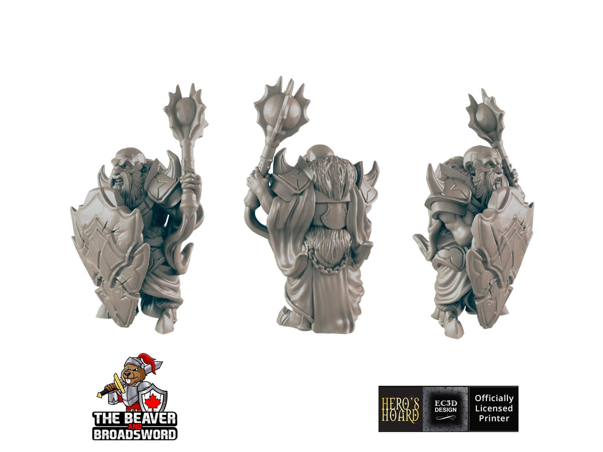 Dark Dwarf Pack | DnD Miniature, Premium Resin, Durable and Tough for your TTRPG and Wargaming! 32mm, 28mm, Male, Duergar Mountain Underdark-2