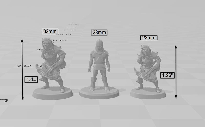 Dark Elf 1 | DnD Miniature, Premium Resin, Durable and Tough for your TTRPG and Wargaming! 32mm, 28mm, Female, Drow, Ranger, Sniper-3
