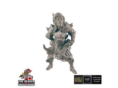 Dark Elf 1 | DnD Miniature, Premium Resin, Durable and Tough for your TTRPG and Wargaming! 32mm, 28mm, Female, Drow, Ranger, Sniper-1
