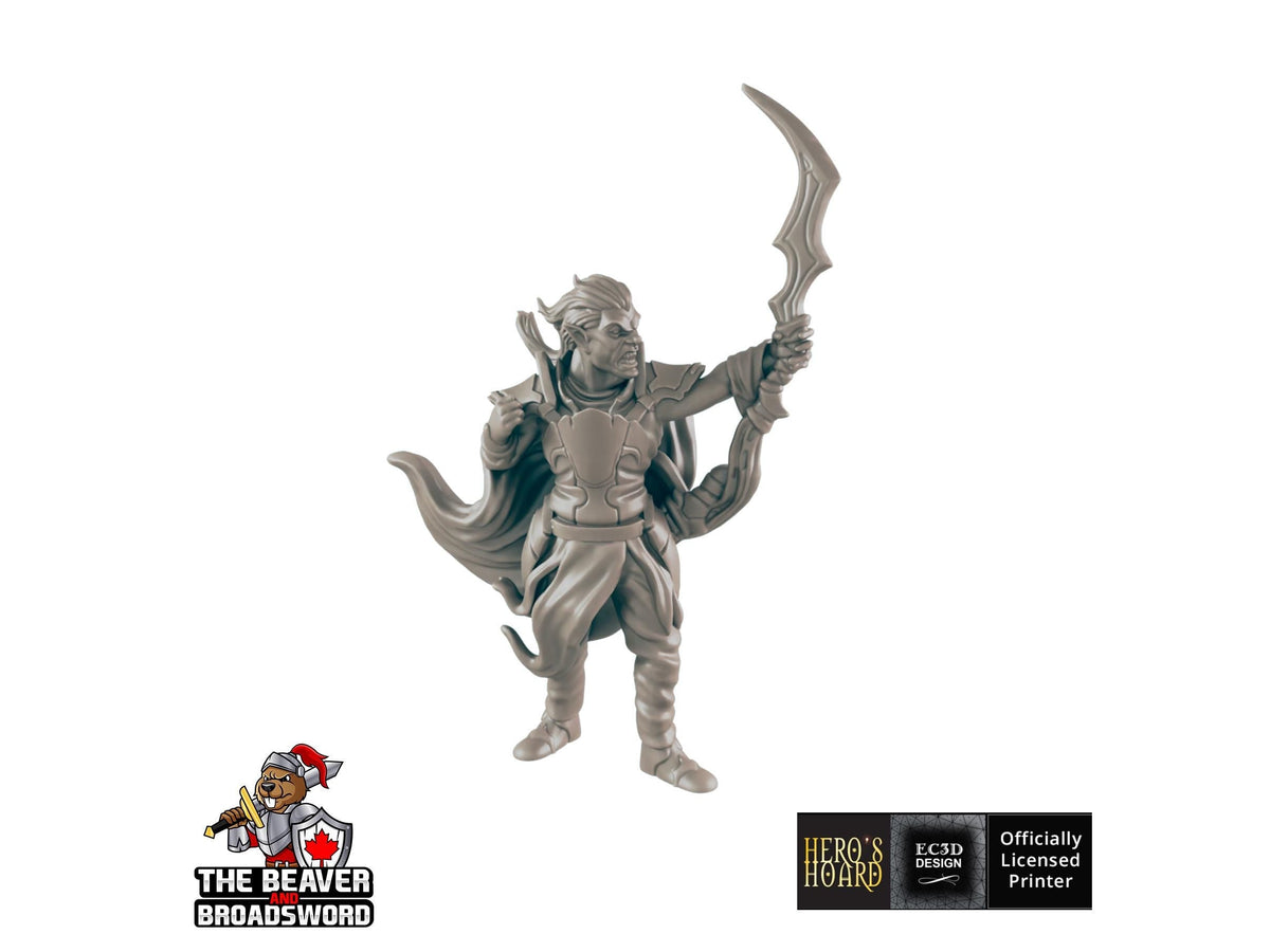 Dark Elf 2 | DnD Miniature, Premium Resin, Durable and Tough for your TTRPG and Wargaming! 32mm, 28mm, Male, Drow, Ranger, Sniper-1