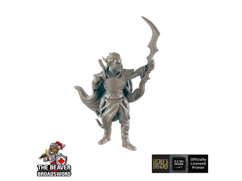 Dark Elf 2 | DnD Miniature, Premium Resin, Durable and Tough for your TTRPG and Wargaming! 32mm, 28mm, Male, Drow, Ranger, Sniper-1