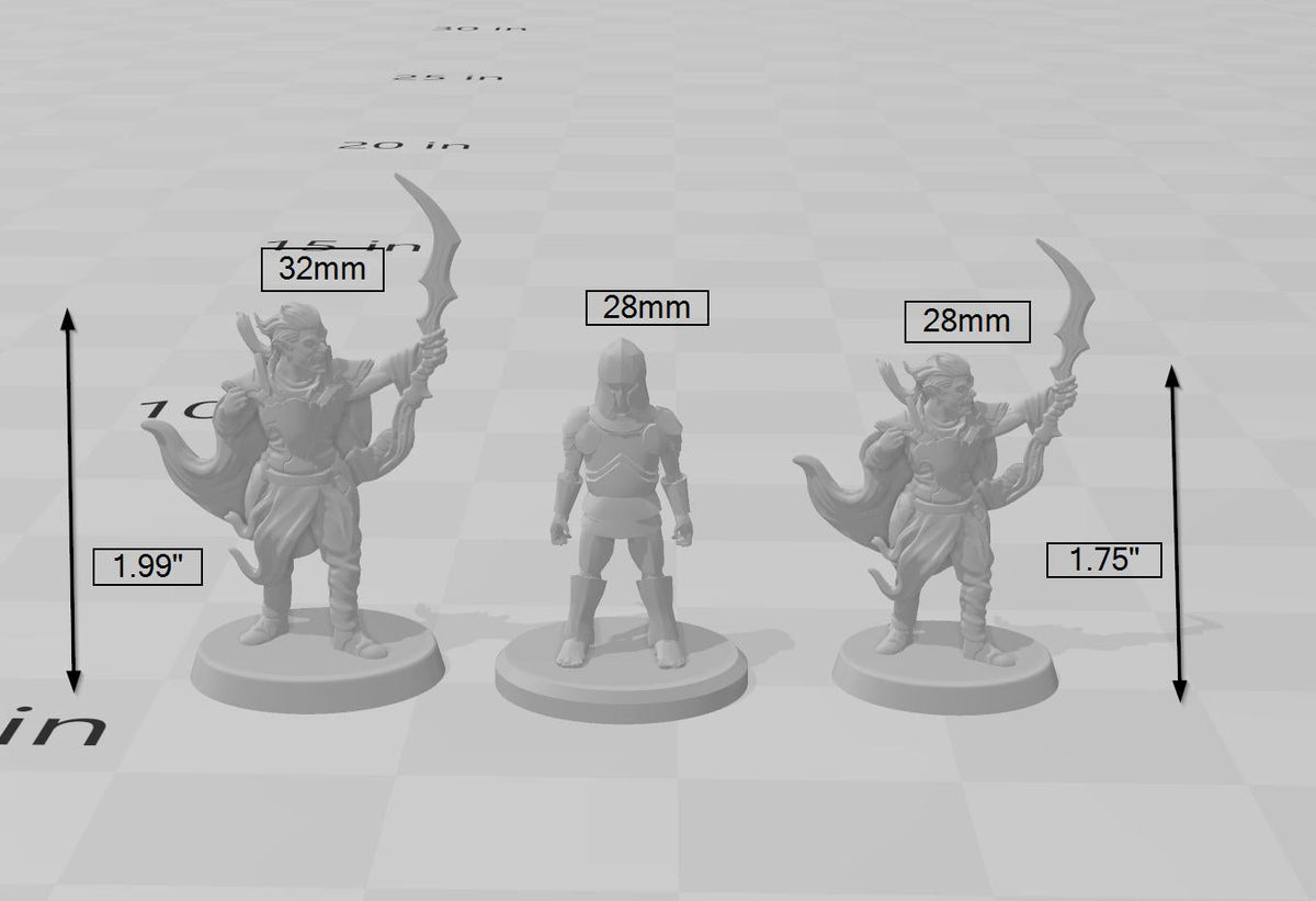 Dark Elf 2 | DnD Miniature, Premium Resin, Durable and Tough for your TTRPG and Wargaming! 32mm, 28mm, Male, Drow, Ranger, Sniper-3