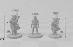 Dark Elf 3 | DnD Miniature, Premium Resin, Durable and Tough for your TTRPG and Wargaming! 32mm, 28mm, Male, Drow, Fighter, Rogue-3