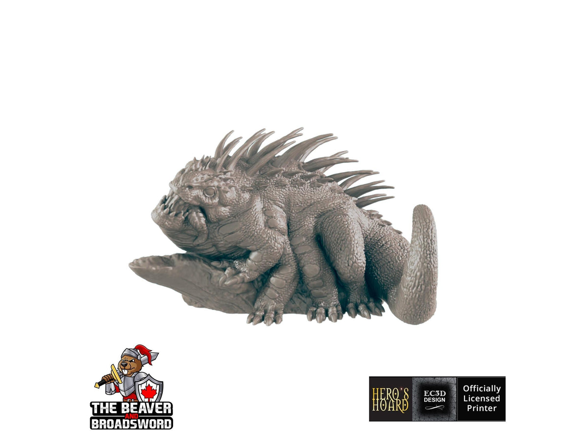 Basilisk | DnD Premium Resin Miniature, Durable and Tough for your TTRPG and Wargaming! 32mm, 28mm, Beast, Animal, Mountain, Monstrosity-1