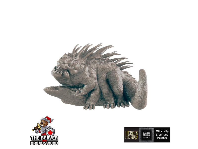 Basilisk | DnD Premium Resin Miniature, Durable and Tough for your TTRPG and Wargaming! 32mm, 28mm, Beast, Animal, Mountain, Monstrosity-1