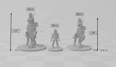 Centaurs | DnD Miniature, Premium Resin, Durable and Tough for your TTRPG and Wargaming! 32mm, 28mm, Male, Female, Plains, Horse, Centaur-4