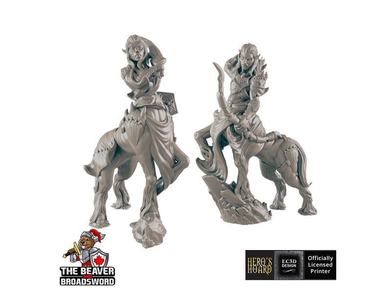 Centaurs | DnD Miniature, Premium Resin, Durable and Tough for your TTRPG and Wargaming! 32mm, 28mm, Male, Female, Plains, Horse, Centaur-1
