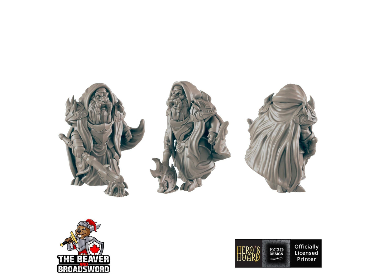 Dark Dwarf Pack | DnD Miniature, Premium Resin, Durable and Tough for your TTRPG and Wargaming! 32mm, 28mm, Male, Duergar Mountain Underdark-3