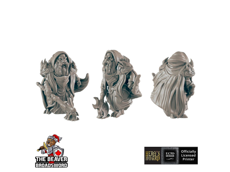 Dark Dwarf Pack | DnD Miniature, Premium Resin, Durable and Tough for your TTRPG and Wargaming! 32mm, 28mm, Male, Duergar Mountain Underdark-3