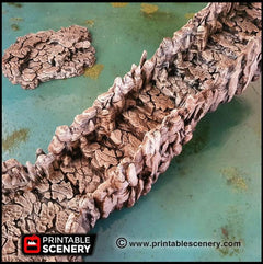 Cavern Ramp | DnD Cave Scatter Terrain Rocks Dungeon Printable Scenery RPG Tabletop Miniature Game Tiles 3D Printed TTRPG Pathfinder-1