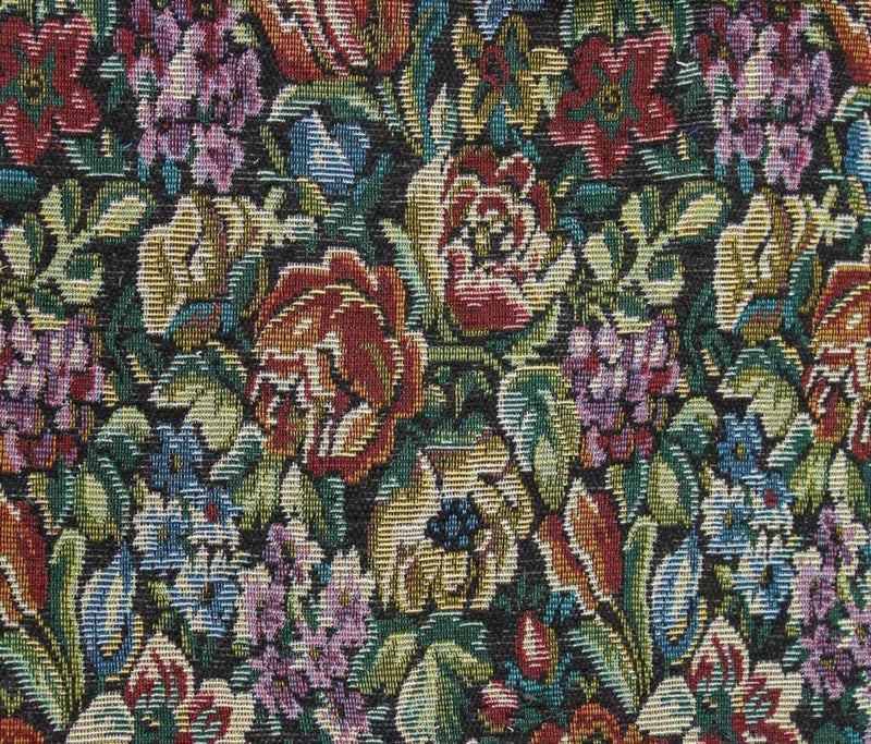 Floral Tapestry Jacquard Fabric - Heavyweight Upholstery, Home Decor-3