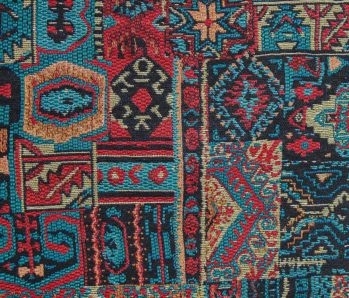 Floral Tapestry Jacquard Fabric - Heavyweight Upholstery, Home Decor