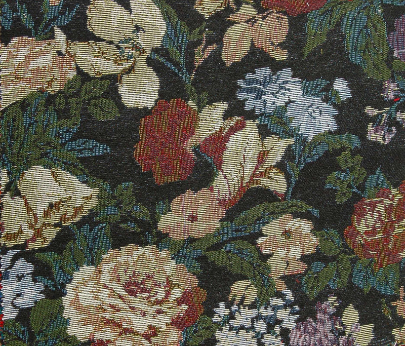 Floral Tapestry Jacquard Fabric - Heavyweight Upholstery, Home Decor-5