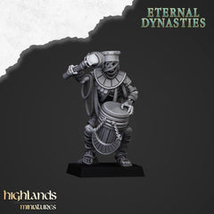Ancient Skeletons Guard Unit - Highlands Miniatures Eternal Dynasty | Undead | Skeleton | Lich | Desert | Fantasy | Pathfinder | Wargaming-4