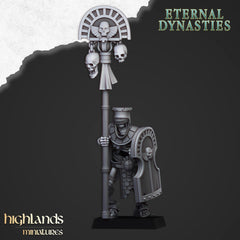 Ancient Skeletons Guard Unit - Highlands Miniatures Eternal Dynasty | Undead | Skeleton | Lich | Desert | Fantasy | Pathfinder | Wargaming-7