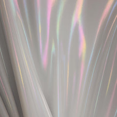 Iridescent Holographic Fabric: 4-Way Stretch Nylon Spandex - 60" Wide-1
