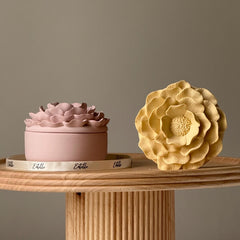 Jesmonite Flower Jar: Scandi Home Decor, Jewelry Storage Dish-2