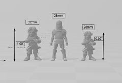 Halfling Rogues mini set | DnD Miniature, Premium Resin, Durable and Tough for your TTRPG and Wargaming! 32mm, 28mm, Thief, Assassin-2
