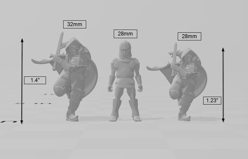 Masked Rogues mini set | DnD Miniature, Premium Resin, Durable and Tough for your TTRPG and Wargaming! 32mm, 28mm, Thief, Assassin-2