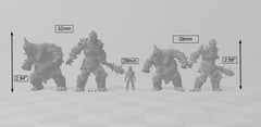 Cyclops Minions mini set | DnD Miniature, Premium Resin, Durable and Tough for your TTRPG and Wargaming! 32mm, 28mm, Thief, Assassin-2