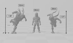 Steampunk Rogues mini set | DnD Miniature, Premium Resin, Durable and Tough for your TTRPG and Wargaming! 32mm, 28mm, Thief, Assassin-2