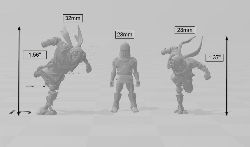 Steampunk Rogues mini set | DnD Miniature, Premium Resin, Durable and Tough for your TTRPG and Wargaming! 32mm, 28mm, Thief, Assassin-2