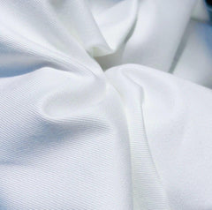 Black and White Twill Fabric: 65/35 Poly-Cotton Blend, 57" Wide-5