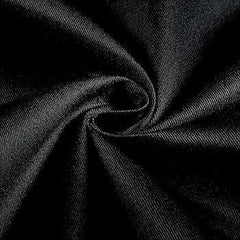 Black and White Twill Fabric: 65/35 Poly-Cotton Blend, 57" Wide-7