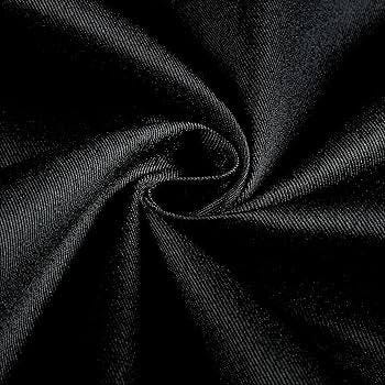 Black and White Twill Fabric: 65/35 Poly-Cotton Blend, 57" Wide-7
