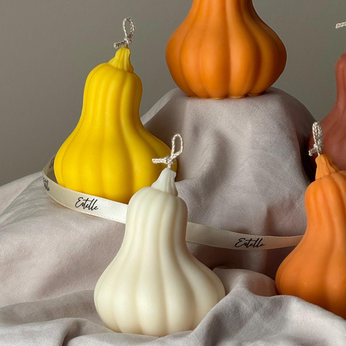 Pumpkin Scented Soy Wax Candle: Autumn Decor, Fall Gift-4