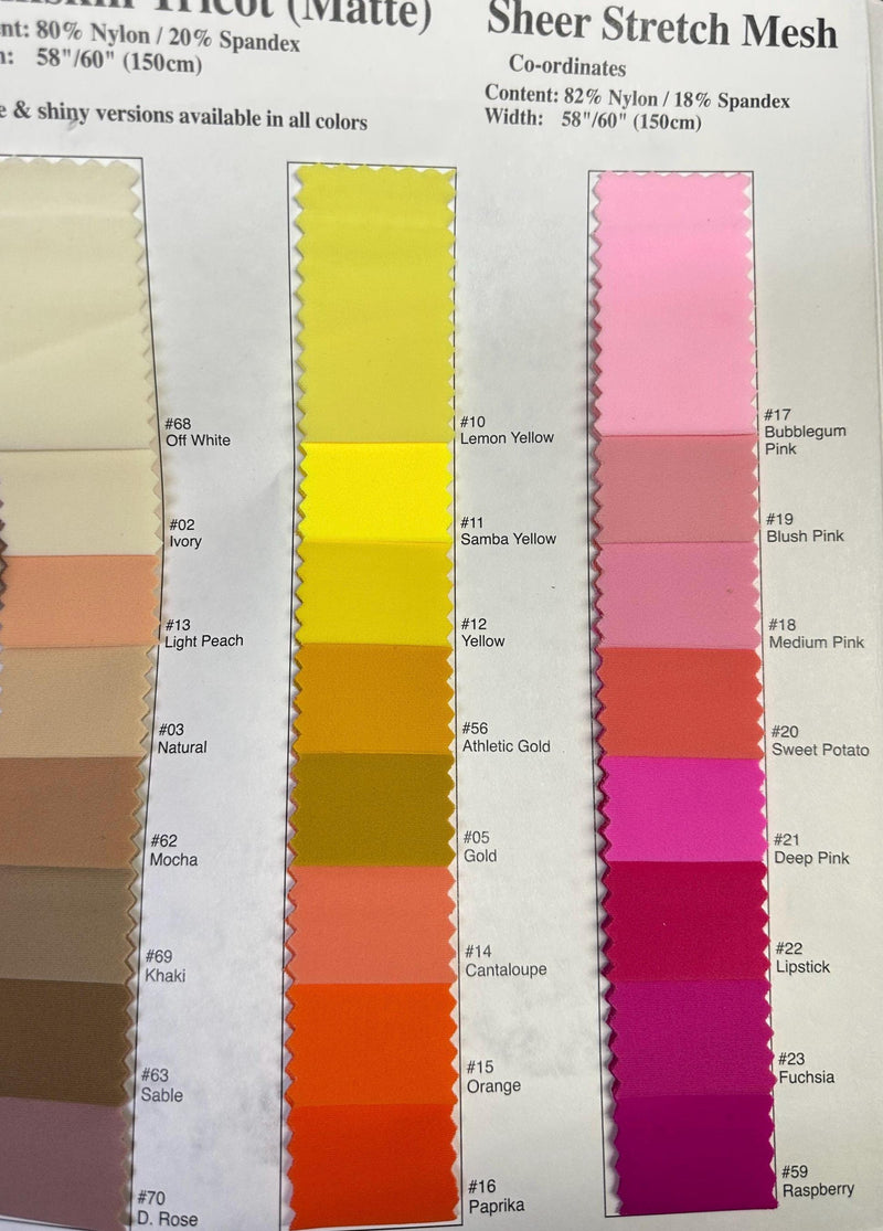 Milliskin Nylon Spandex Fabric – Premium 4‑Way Stretch-6