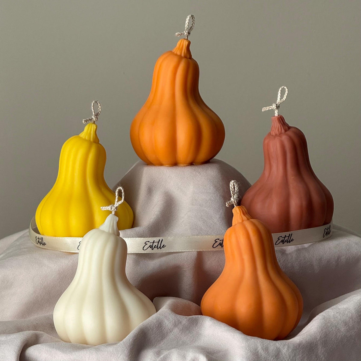 Pumpkin Scented Soy Wax Candle: Autumn Decor, Fall Gift-1