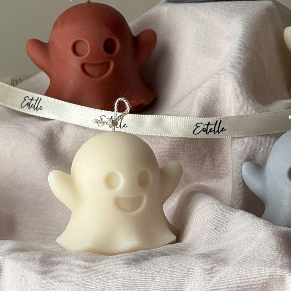 Handmade Ghost Soy Wax Candle | Halloween Decor-2