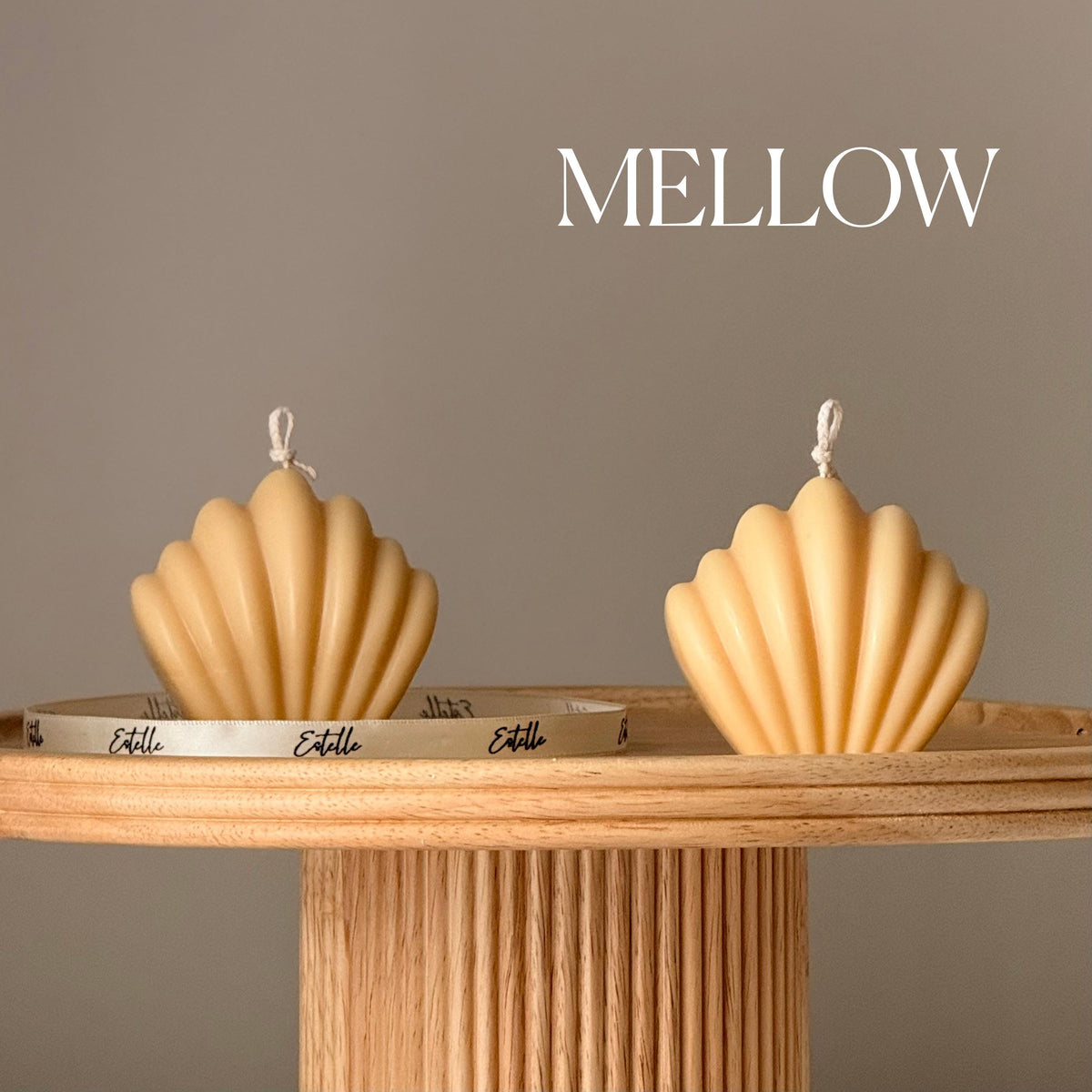 Scallop Shell Candle: Summer Home Decor, Vegan Soy Wax-4