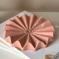 Radiant Pleated Fan Jewelry Tray: Scandi Home Decor Tray-2