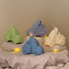 Christmas Toy Car Candle – Handmade Decorative Accent, Holiday & Christmas Decor Gift-1