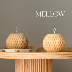 Woven Sphere Candle – Sculptural Textured Design-4