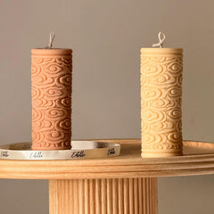 Clouds Pillar Candle | Handmade Decorative Candle-1