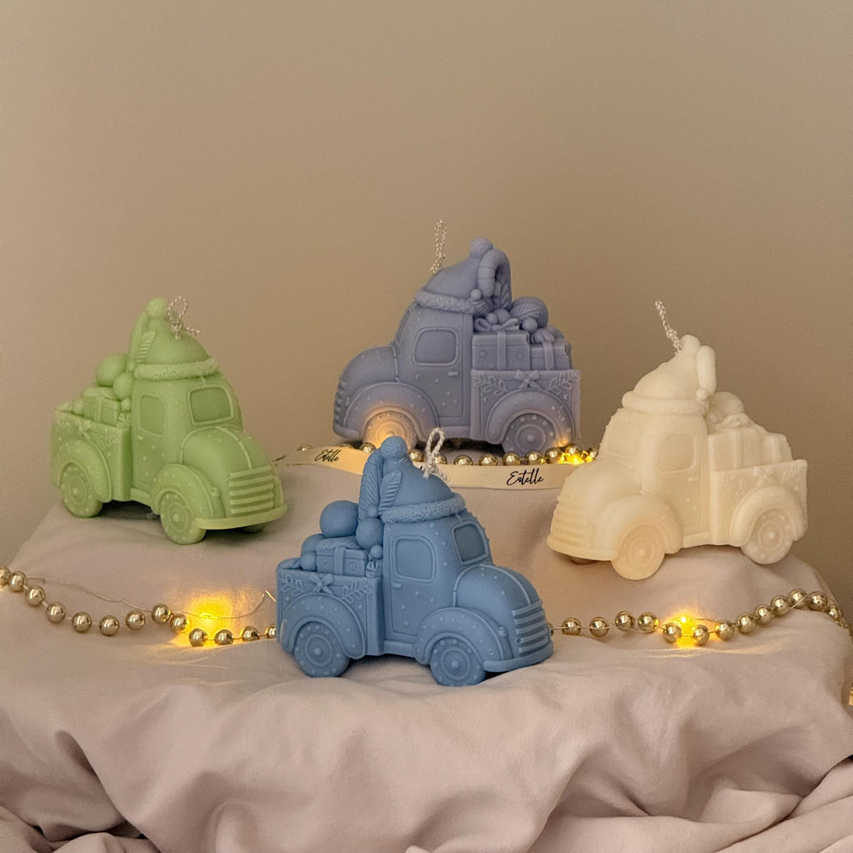 Christmas Toy Car Candle – Handmade Decorative Accent, Holiday & Christmas Decor Gift-4