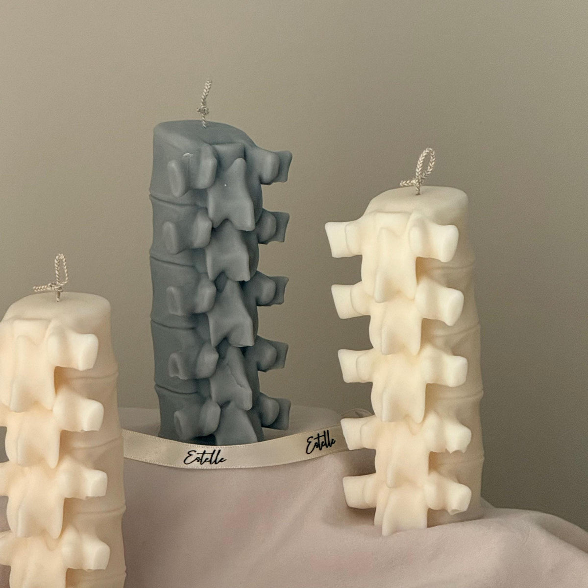 Spine Sculptural Candle| Halloween Spooky Soy Wax Decor-3