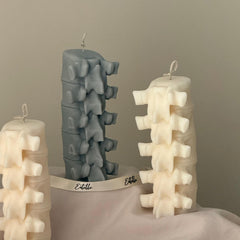 Spine Sculptural Candle| Halloween Spooky Soy Wax Decor-3