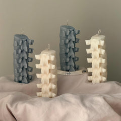 Spine Sculptural Candle| Halloween Spooky Soy Wax Decor-1